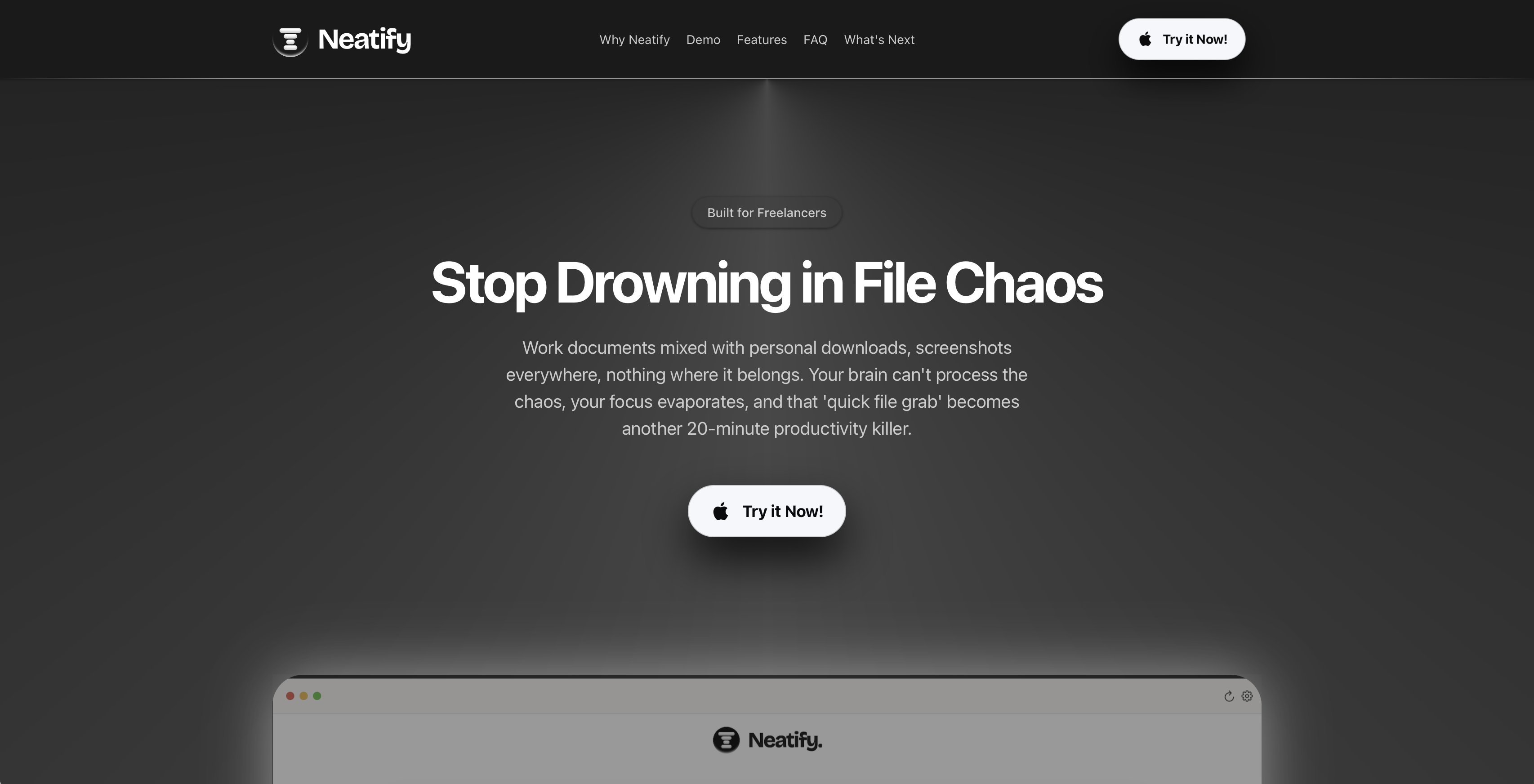 Screenshot of Neatify